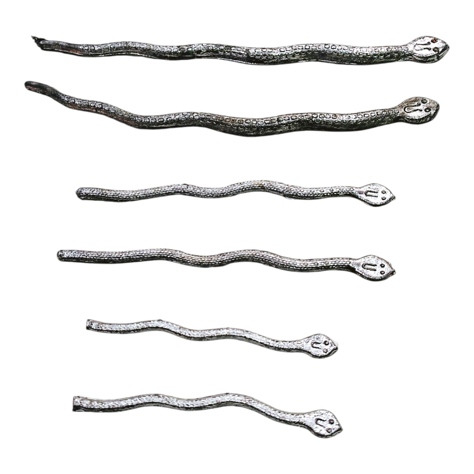 Silver Finish Nag Pasha Yantra Plate