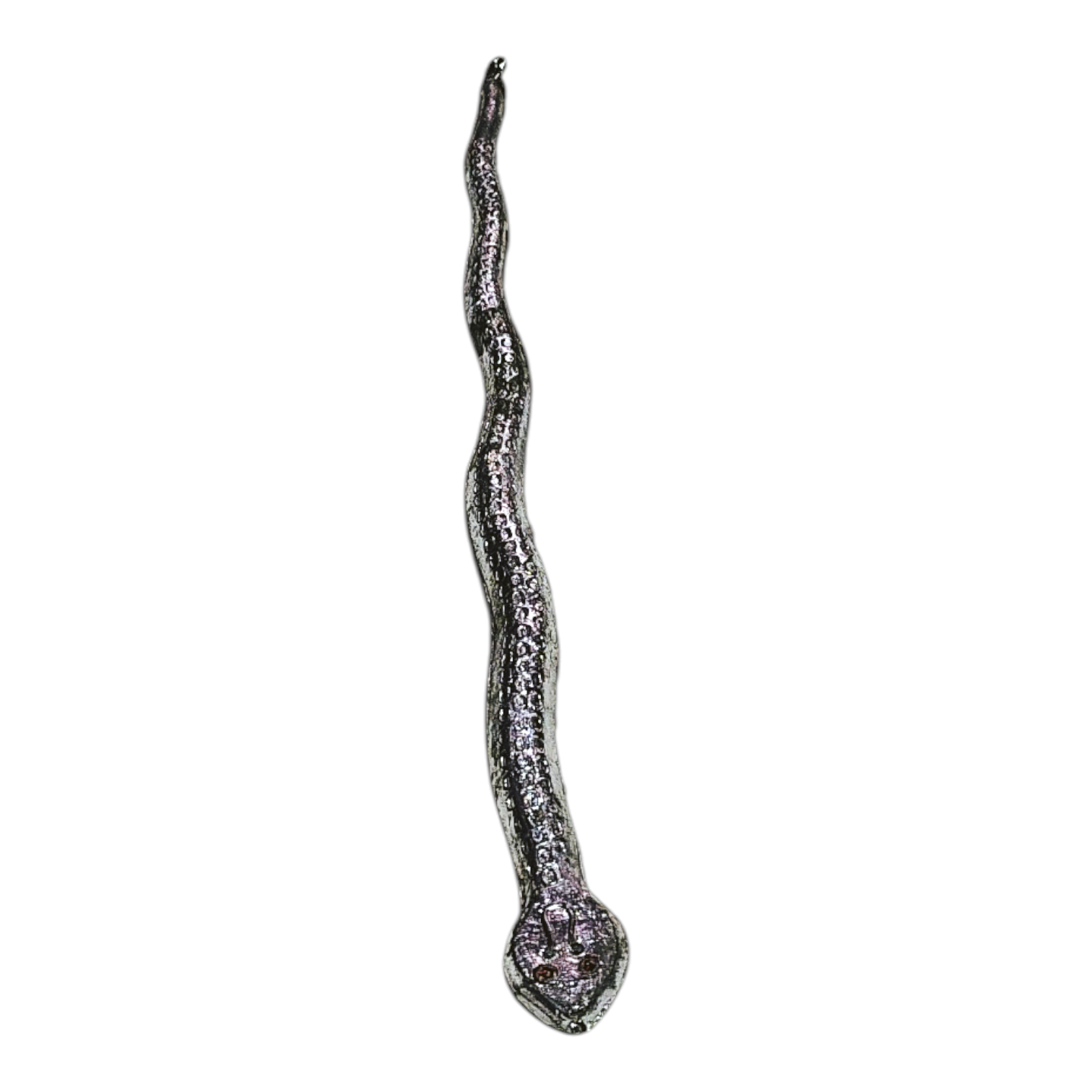 Silver Finish Single Serpent (Nag) Vastu Remedy